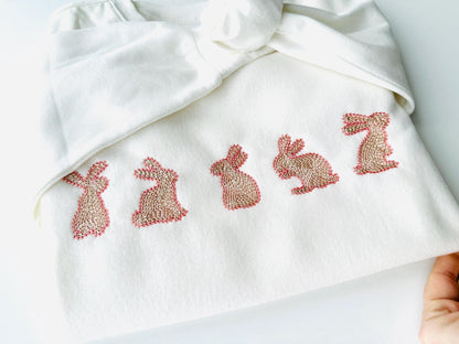 Easter Bunny Silhouette Set Of 5