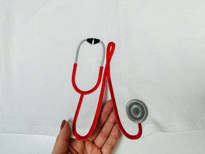 Therapist Medic Stethoscope Split Side Seam