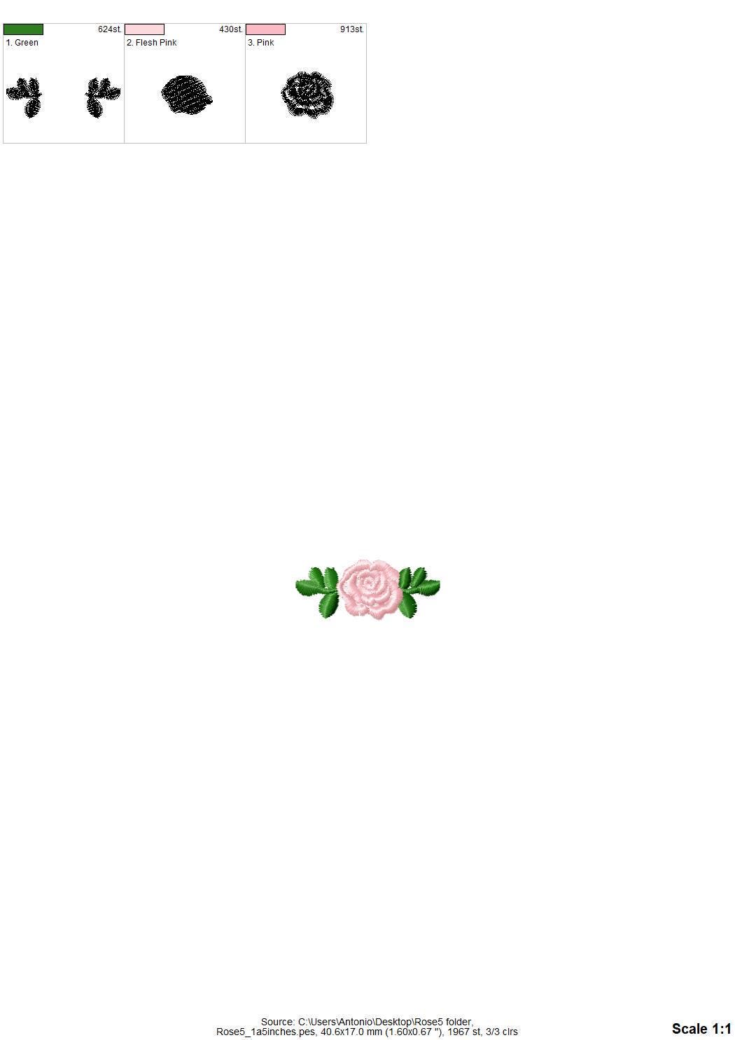 Accent Mini Micro Rose Flower