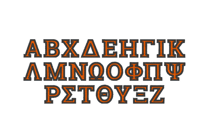 Mini Fill Sororities Greek Font