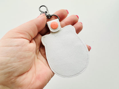 Fringed Horse and Horseshoe Keychain