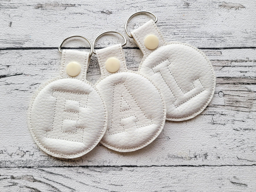 Special Puffy Puff Foam Round Keychain