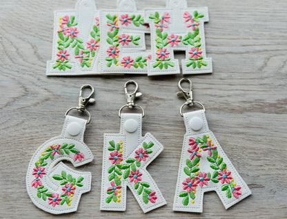 Floral Mini Flower Keychain