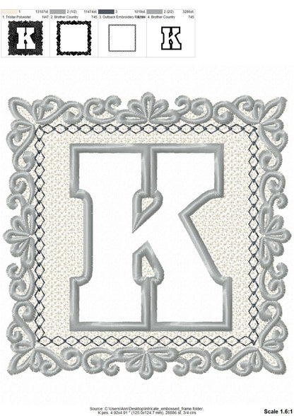 Royal Embossed Terry Towel Monogram