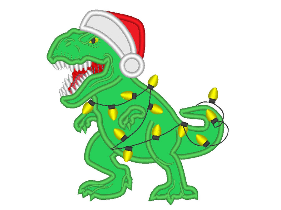 Christmas T-Rex Dinosaur Santa Hat