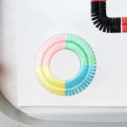 Boho Fringed Keychain with Monogram