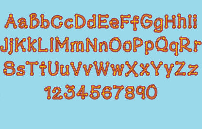 Dot To Dot Font Applique