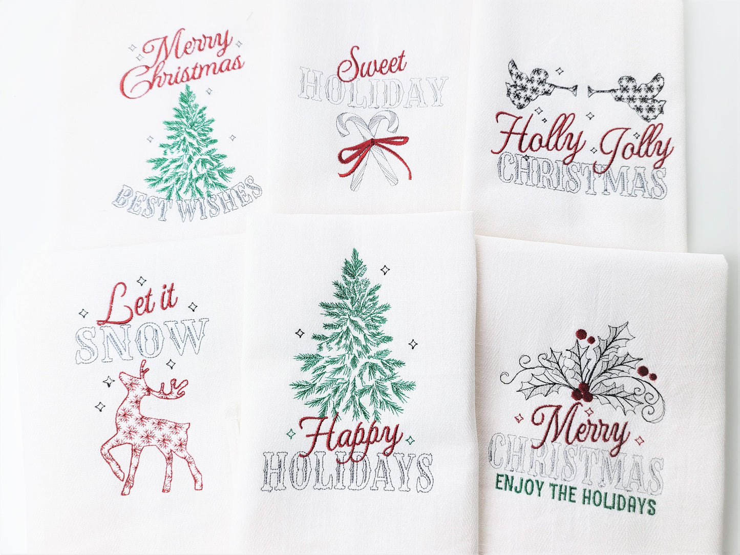Old Fashioned Merry Christmas Set of 6