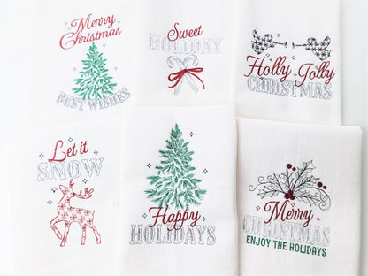 Old Fashioned Merry Christmas Set of 6