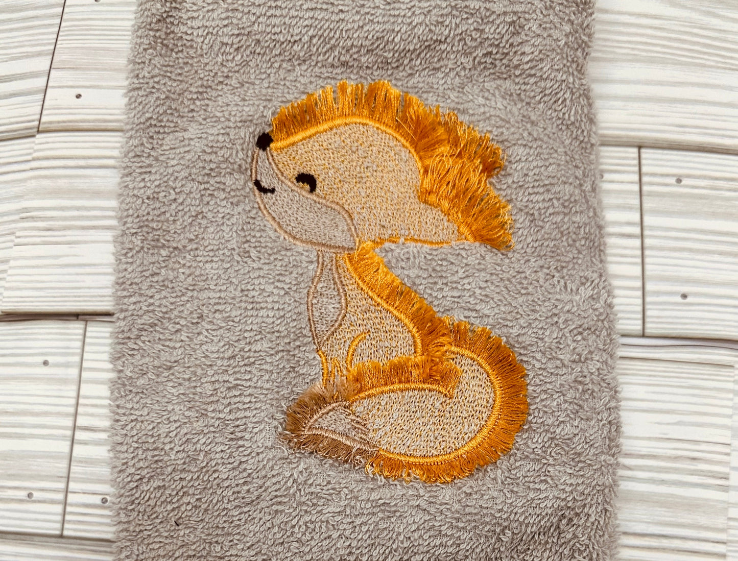 Pretty Fringed Fox Set of 2