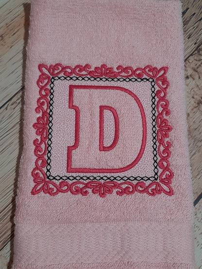 Royal Embossed Terry Towel Monogram