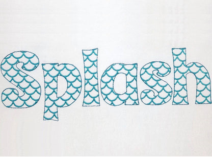 Scalloped Mermaid Font