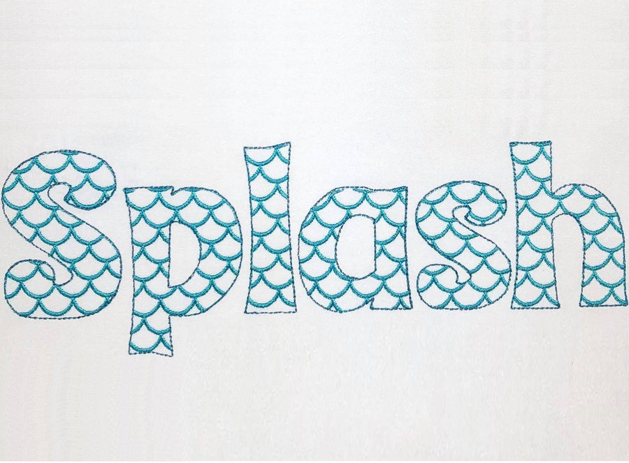 Scalloped Mermaid Font