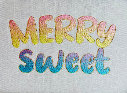 Sweet Iridescent Ombre Font