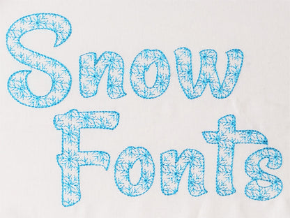 Winter Holidays Snowflake Font
