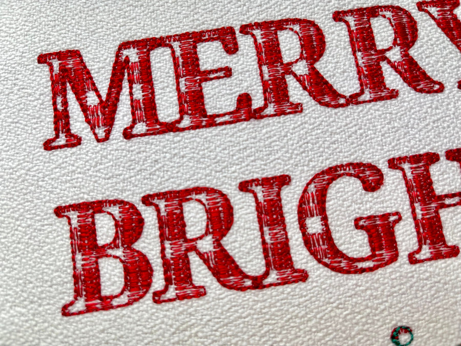 Mini Buffalo Plaid Patterned Font