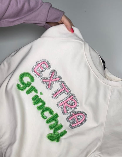 Glitter Faux Patch Font Applique