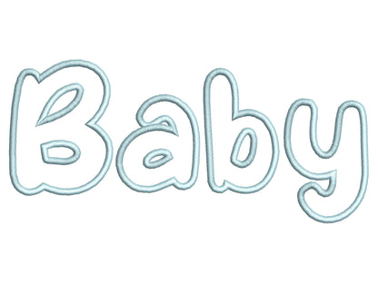 Baby Applique Font
