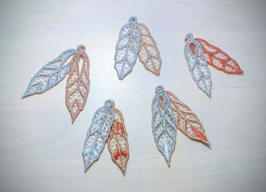 Lace Feather Set of 5 FSL