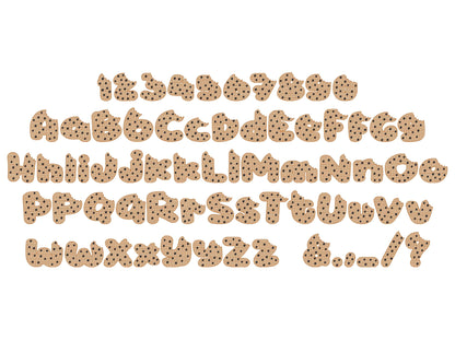 Bitten Cookie Choco Crisps Font