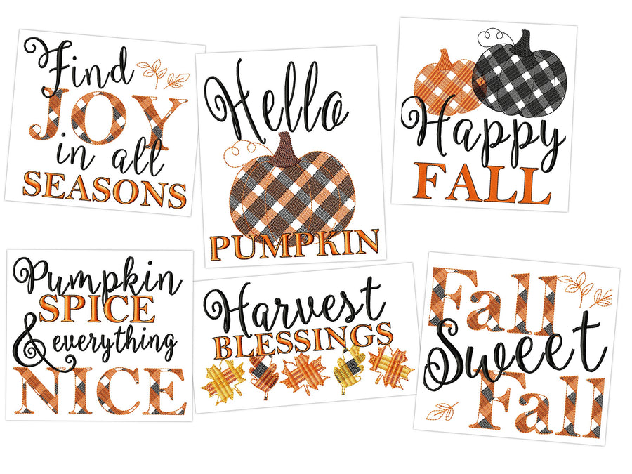 Fall Pumpkin Thanksgiving Kitchen Set