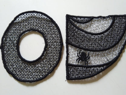 Witch Lace Hat With Little Spider