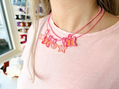 Princess Girls Friendship Bracelet Necklace