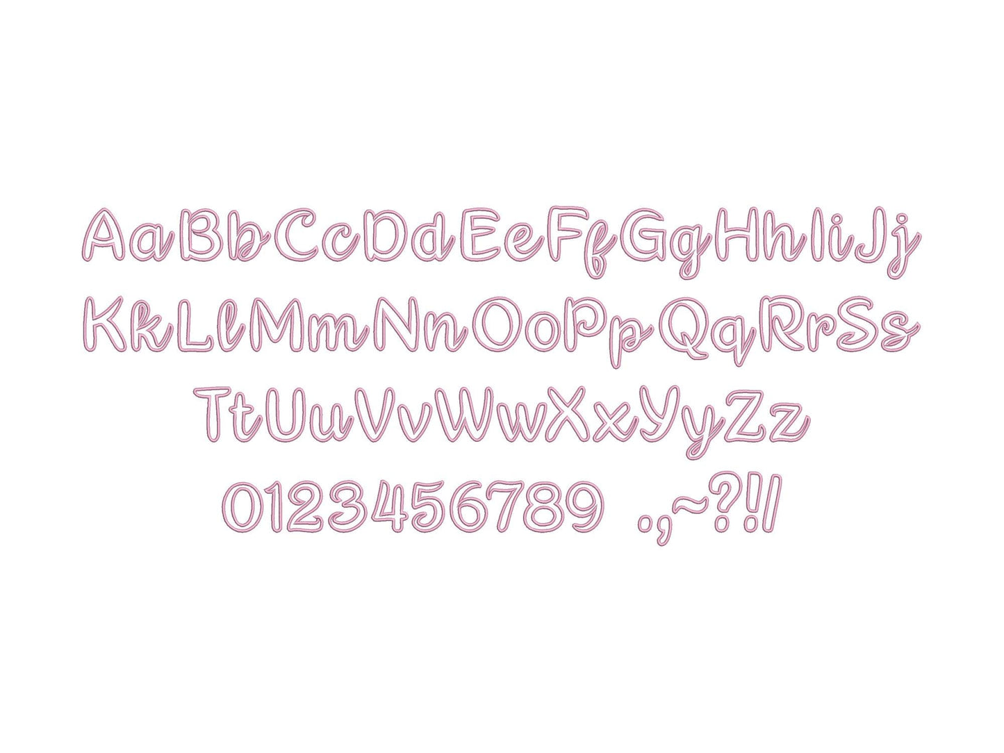 Petra Handwritten Font Applique