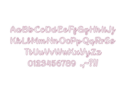Petra Handwritten Font Applique