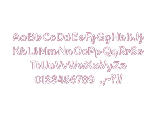Petra Handwritten Font Applique