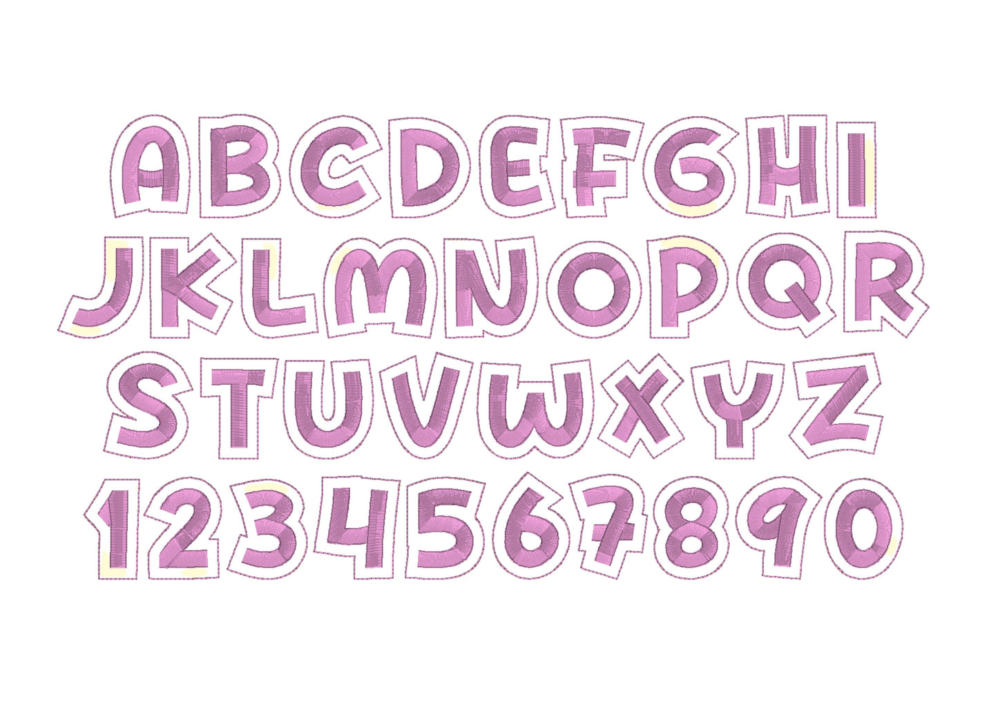 Glitter HTV Vinyl Sparkle Font