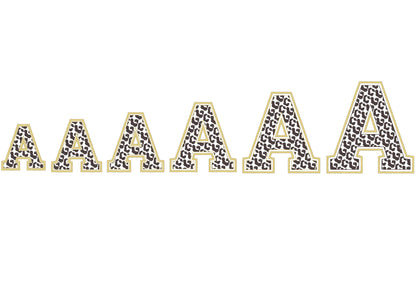 Leopard Outlined Nice Font