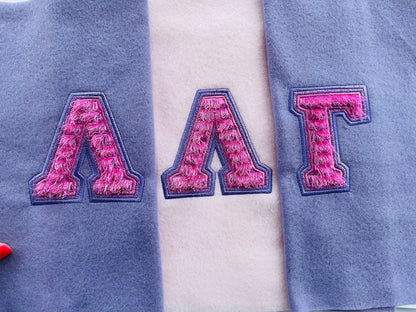 Fringed Double Layer Fraternities Greek Font