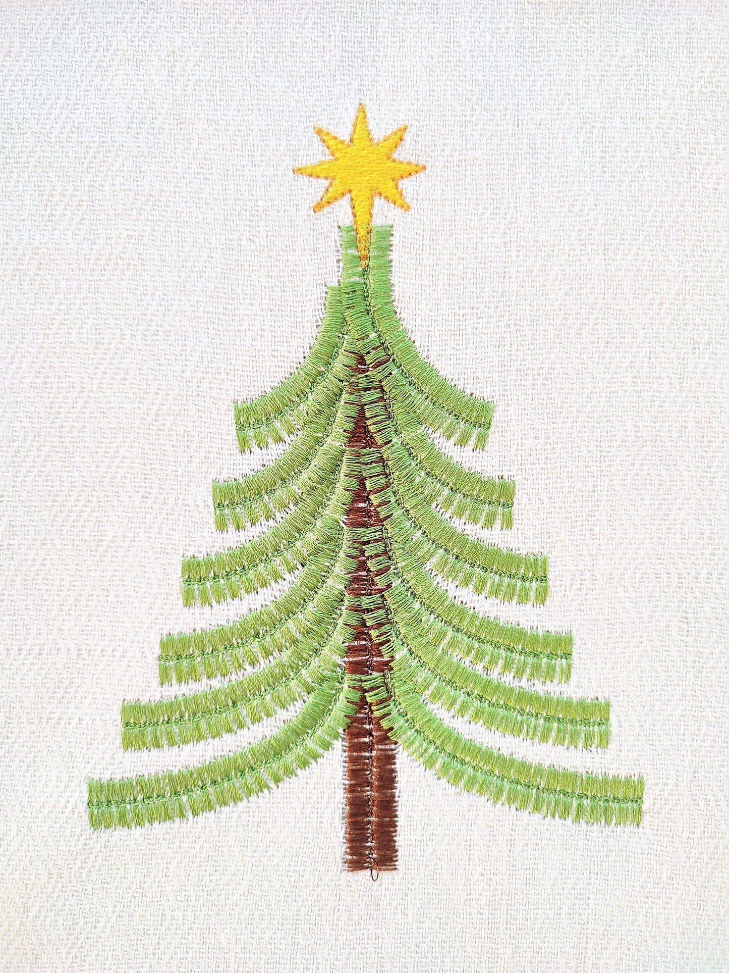 Boho Fringed Christmas Tree