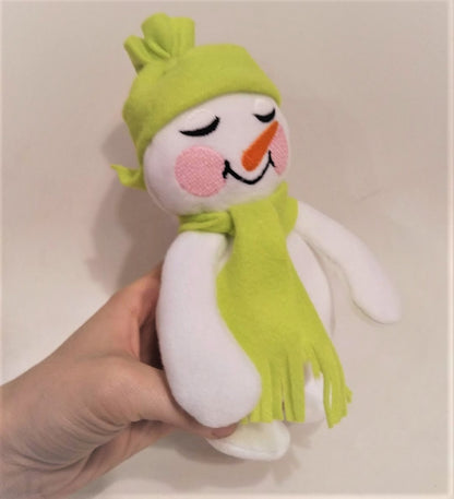 Snowman ITH embroidery
