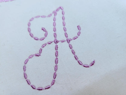 Hand Stitch Effect Hanwritten Font