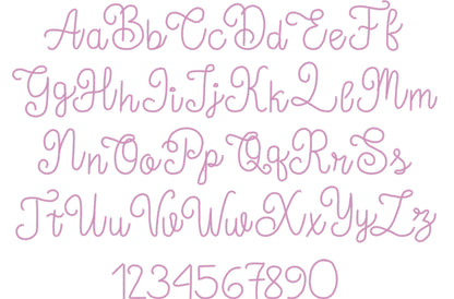Bold Dense Chain Stitch Handwritten Font