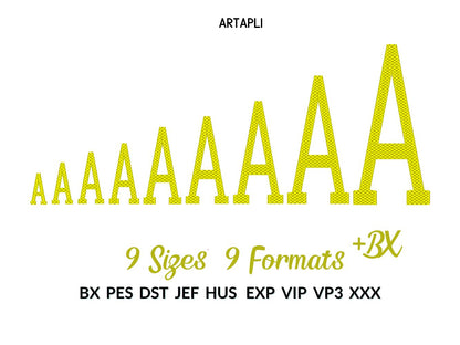 Block Narrow Waffle Textured Font