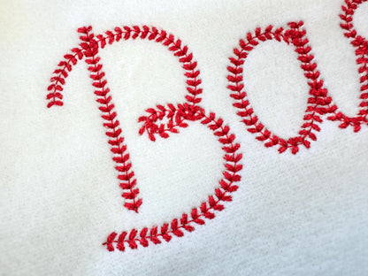 Baseball Stitch Handwritten Script Font