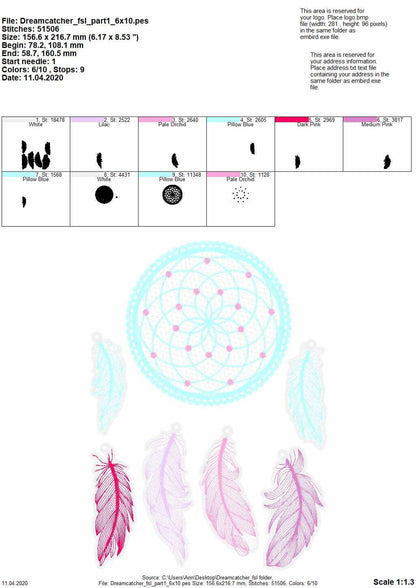 Dream Catcher with Feathers ITH