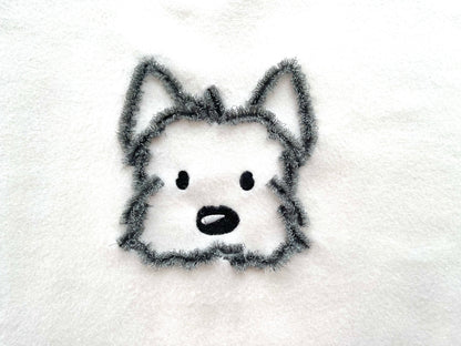 Fringed Dog Puppy Yorkie