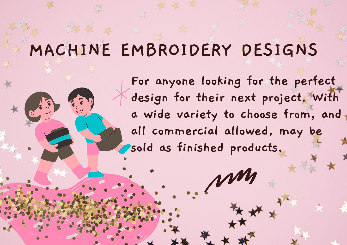 Primitive Quick light stitch Chain heart mini rainbow machine