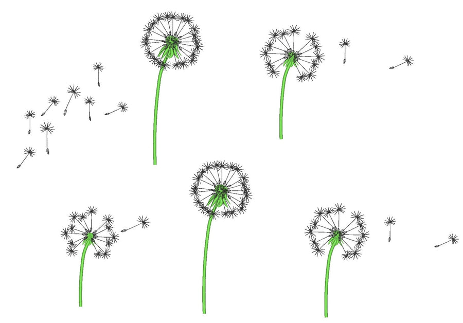 Dandelion Flower Set