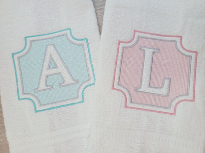 Embossed Towel Monogram