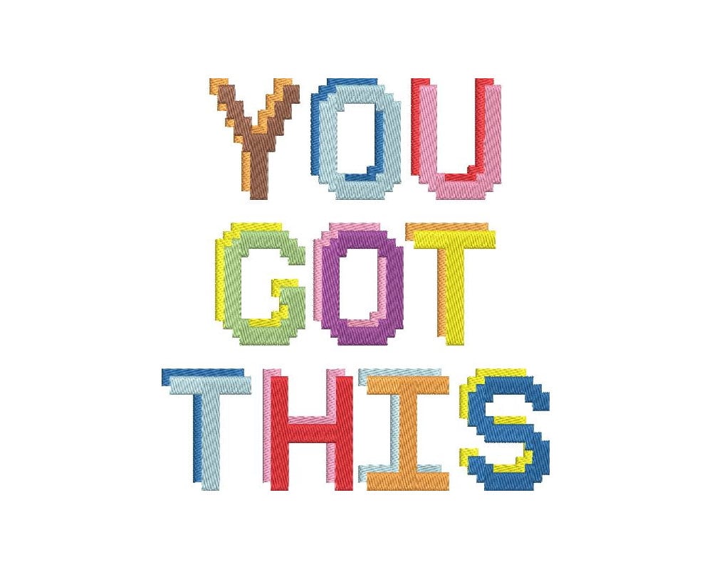 Miner Bricks Pixel Shadow Font