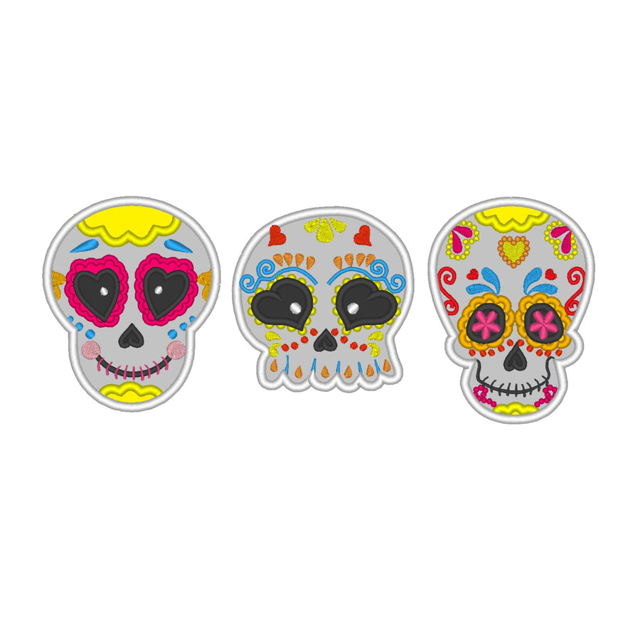 Sugar Skull Set of 3