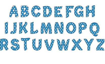 Patriotic 4th of July Stars and Stripes Font