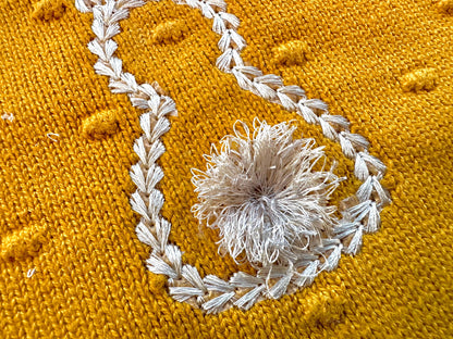 Hand Stitch Effect Easter Bunny Outline