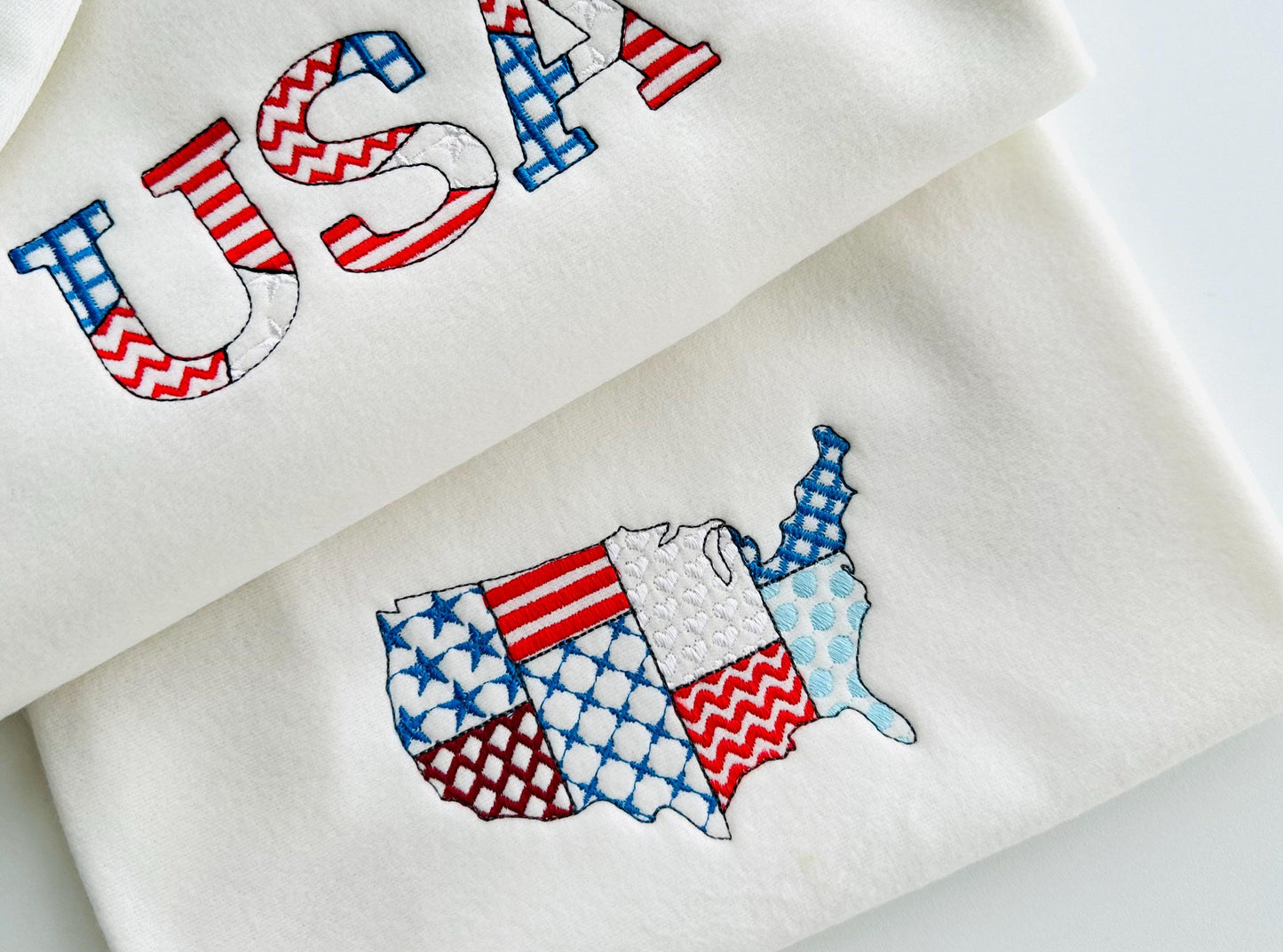 Patchwork Usa States Us Map Outline