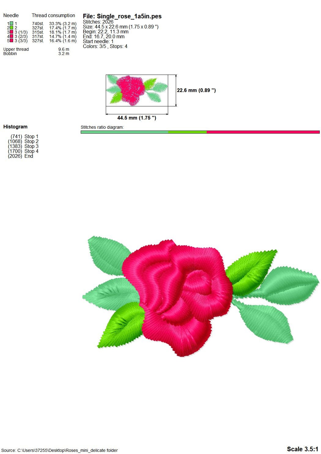 Accent Mini Rose Flower Big Set